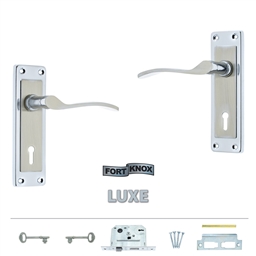 M7A10 - 2 Lever Lockset Wild Star 6"